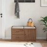 Banco de recibidor SANDNES madera maciza de pino 87x40x50 cm 4