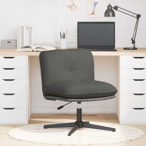 Silla de oficina giratoria tela gris oscuro H