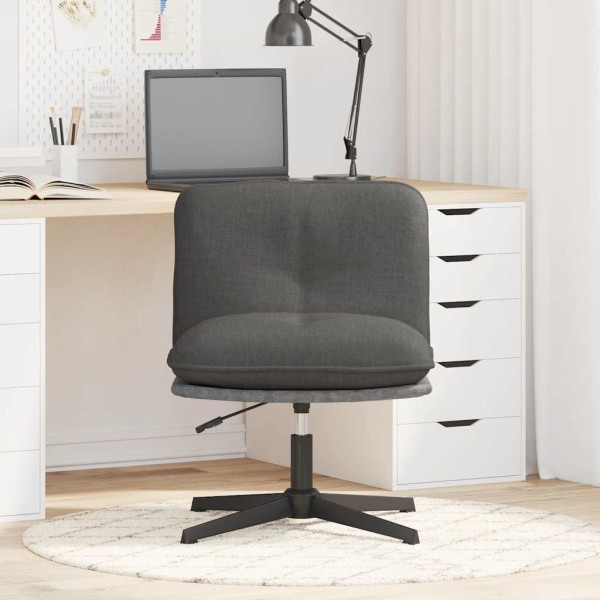 Silla de oficina giratoria tela gris oscuro M 3