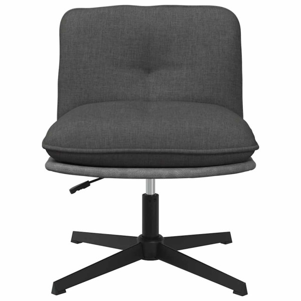 Silla de oficina giratoria tela gris oscuro M 4