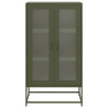 Aparador alto 68x39x123 cm aço verde azeitona 5