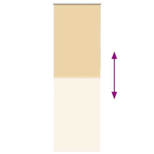 Estor Enrollable Opaco Beige 80x210 cm Tela Ancho 75.7 cm M 5