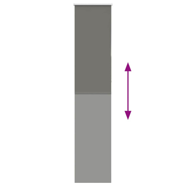 Estor Enrollable Opaco gris 55x230 cm Tela Ancho 50.7 cm M 4