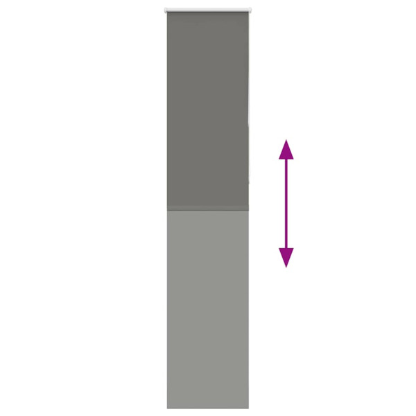 Estor Enrollable Opaco gris 45x230 cm Tela Ancho 40.7 cm M 4