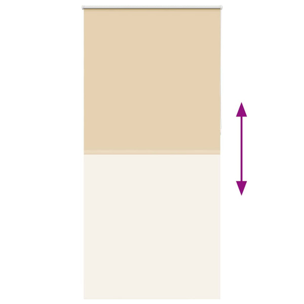 Estor Enrollable Opaco Beige 105x230 cm Tela Ancho 100.7 cm M 5