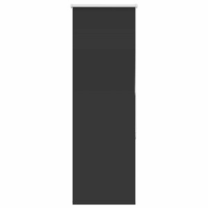 Estor Enrollable Opaco negro 60x130 cm Tela Ancho 55.7 cm H