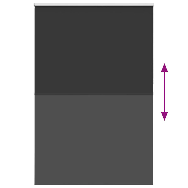 Estor Enrollable Opaco negro 165x210 cm Tela Ancho 161.6 cm M 5