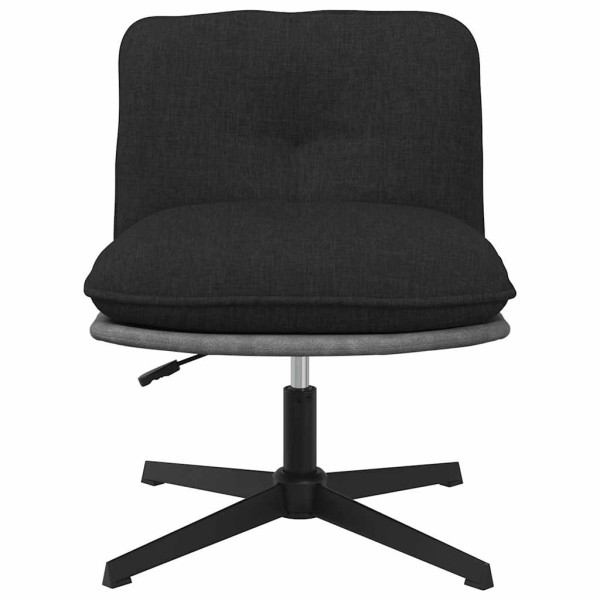 Silla de oficina giratoria de tela negra M 4