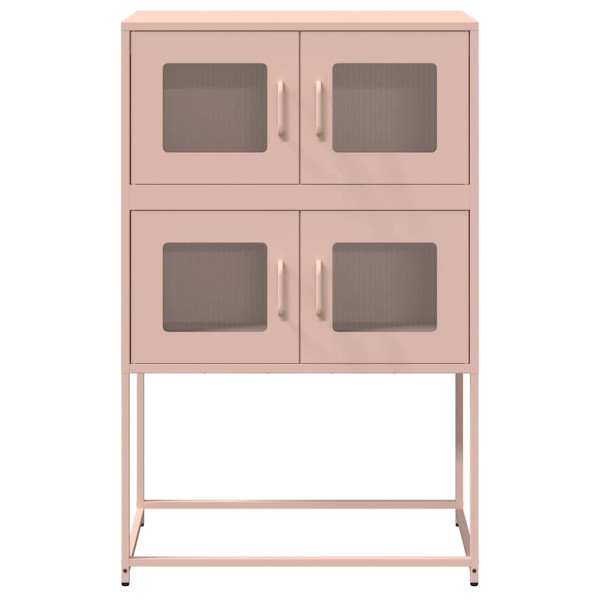 Aparador alto 68x39x107 cm aço rosa M 5