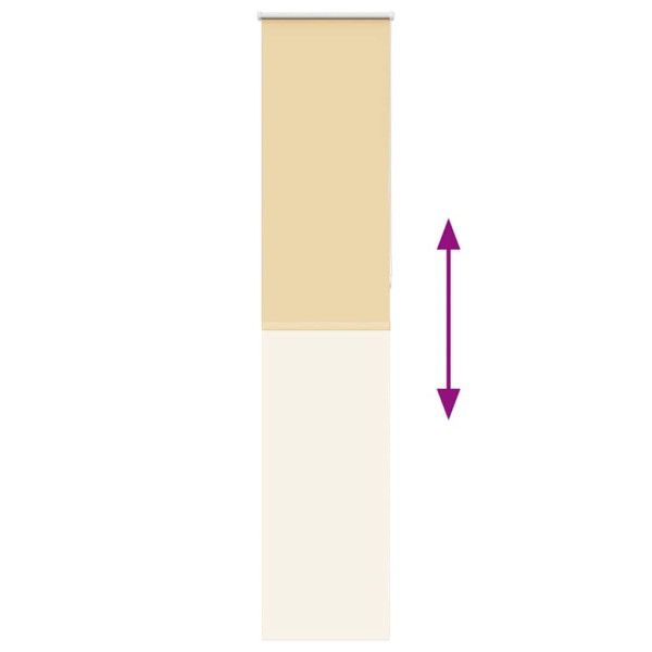 Estor Enrollable Opaco Beige 40x230 cm Tela Ancho 35.7 cm M 5