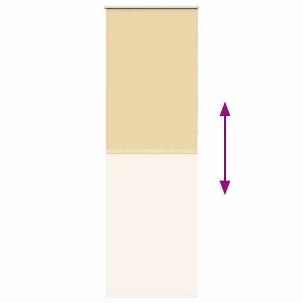 Estor Enrollable Opaco Beige 80x230 cm Tela Ancho 75.7 cm M 5