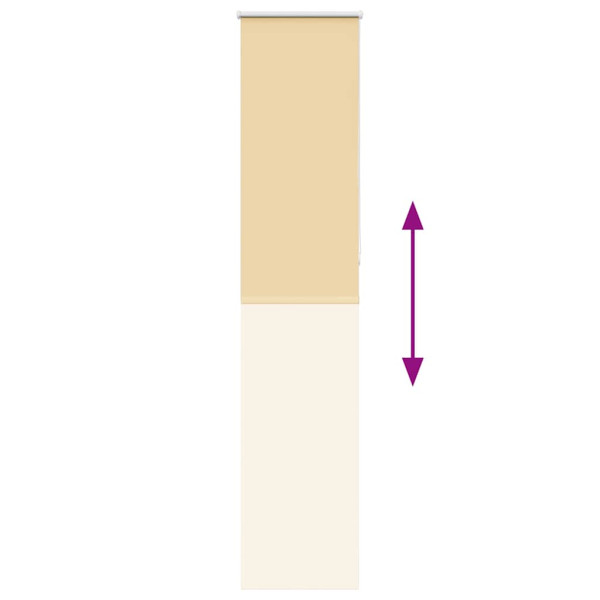 Estor Enrollable Opaco Beige 50x210 cm Tela Ancho 45.7 cm M 5