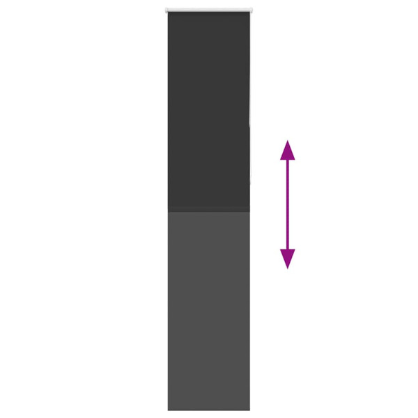 Persiana de enrolar 40x210 cm largura tecido 35.7 cm poliéster M 5