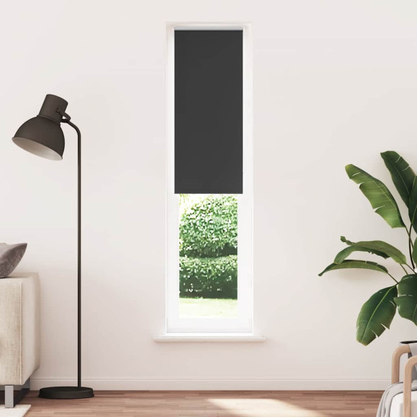 Estor Enrollable Opaco negro 40x230 cm Tela Ancho 35.7 cm D