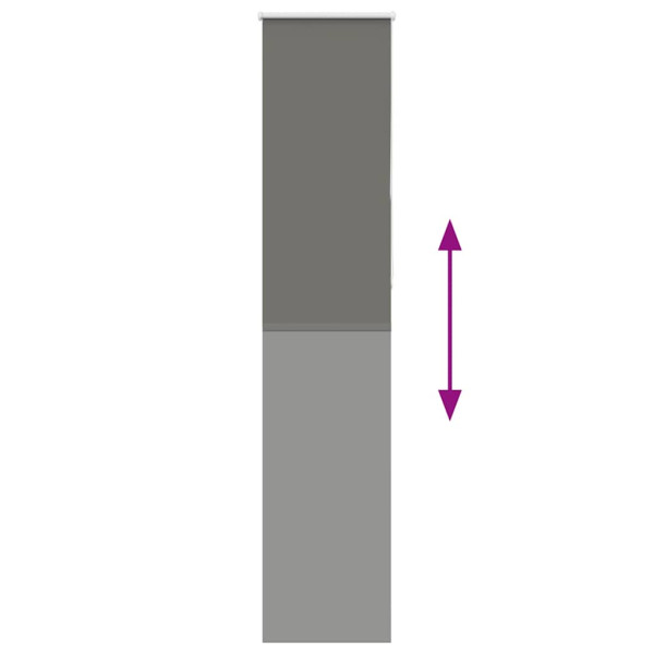 Persiana de enrolar 50x210 cm largura tecido 45.7 cm poliéster M 5