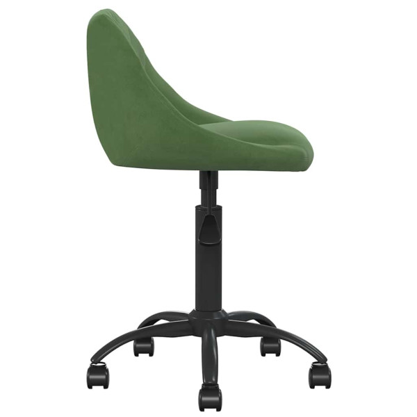 Silla de comedor de terciopelo verde oscuro M 4