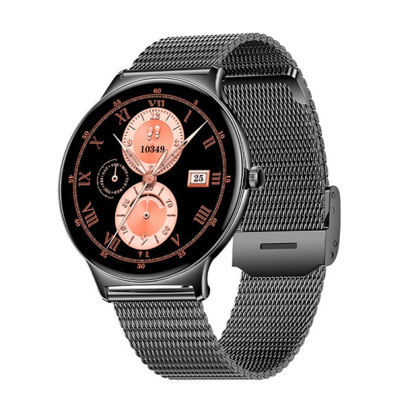 Smartwatch COOL Ultrathin + 2 Correas (Amoled, Llamadas, Ultrafino) Negro D
