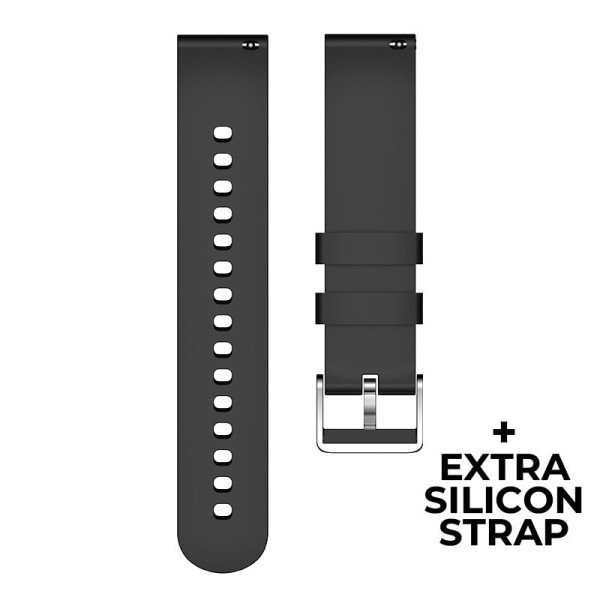 Smartwatch COOL Ultrathin + 2 Correas (Amoled, Llamadas, Ultrafino) Negro M 4