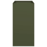 Vaso floreira 40x80x80 cm aço verde azeitona 4