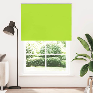 Estor Enrollable Opaco hojas verde 150x210cm Tela Ancho 146.6cm H