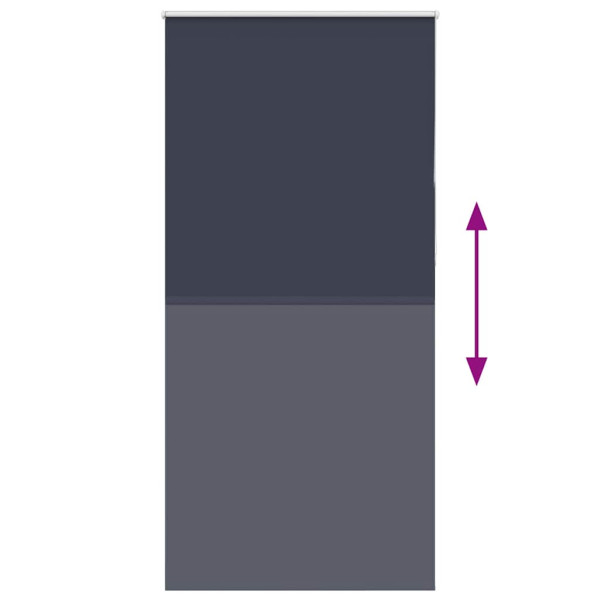 Estor Enrollable Opaco marino 90x230 cm Tela Ancho 85.7 cm M 5