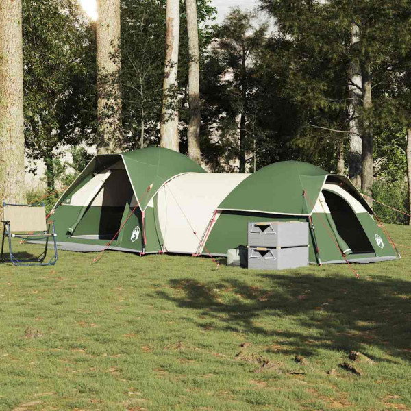 Tenda de campismo para 5 pessoas impermeável verde M 3