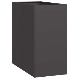 Vaso floreira 40x80x80 cm aço preto H