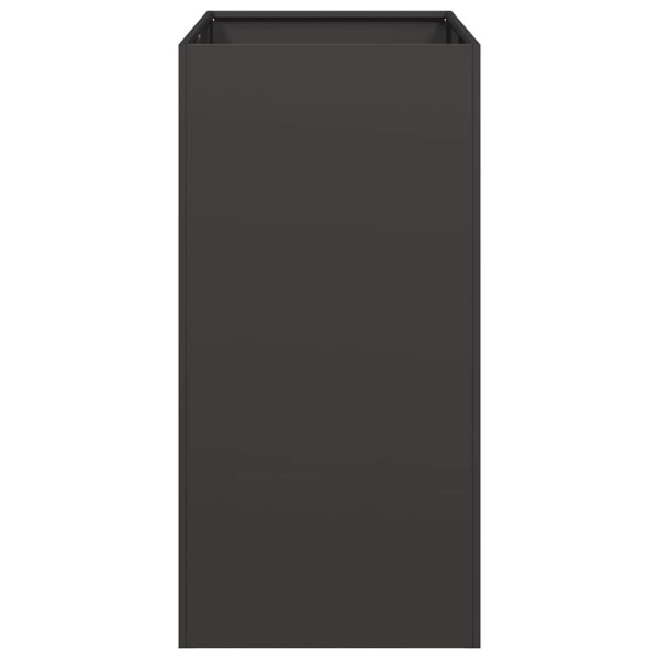 Jardinera acero negro 40x80x80 cm M 4