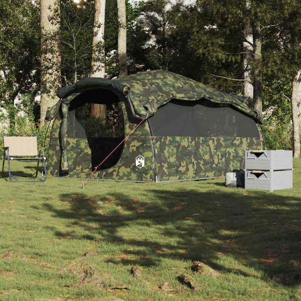 Tenda familiar túnel para 6 pessoas impermeável camuflagem M 3