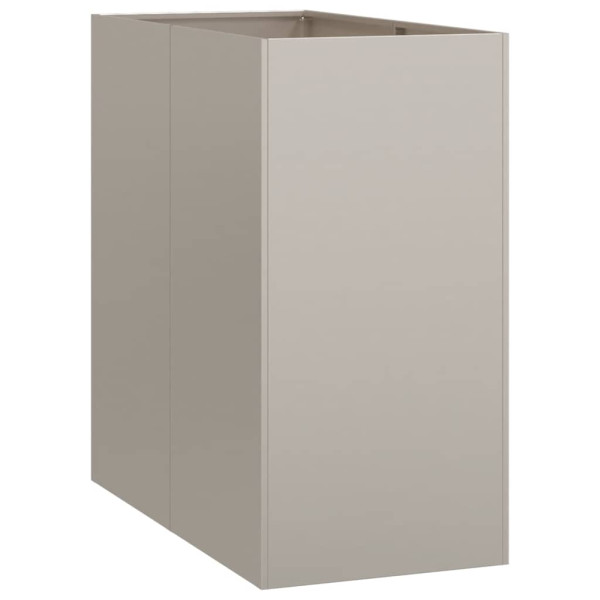 Floreira enferrujada 40x80x80 cm aço resistente M 5