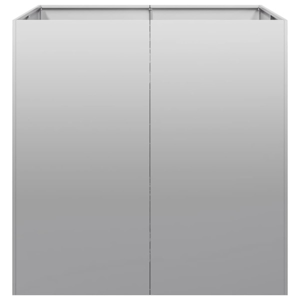 Jardinera 80x80x80 cm de acero galvanizado M 4