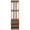 Perchero de entrada SANDENS 45x40x159.5cm madera maciza de pino 5