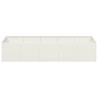 Jardinera acero blanco 200x80x40 cm 4