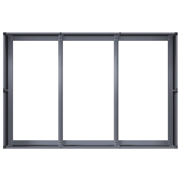 Jardinera acero gris antracita 120x80x40 cm M 5