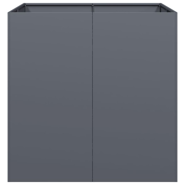 Vaso floreira 80x80x80 cm aço antracite M 4