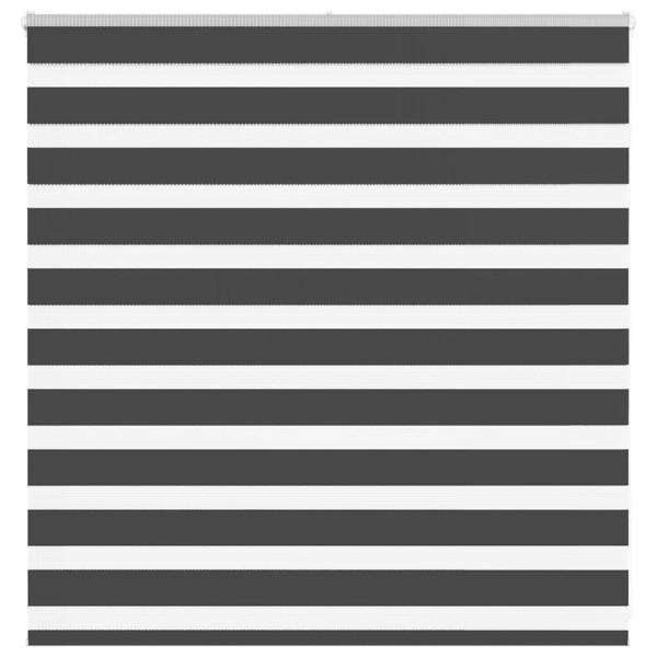 Estor cebra negro 150x100 cm tejido ancho 145.9 cm poliéster D