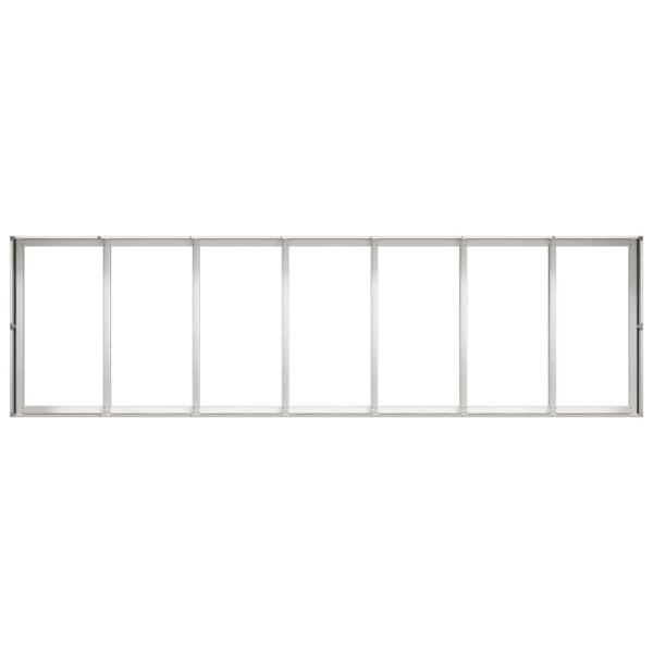 Jardinera 280x80x40 cm Acero inoxidable M 5