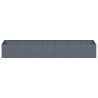 Jardinera acero gris antracita 280x80x40 cm 4
