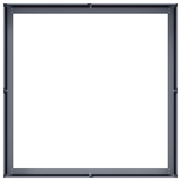 Vaso/floreira 100x100x30 cm aço antracite M 5