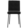 Sillas de comedor 2 unidades terciopelo negro 4