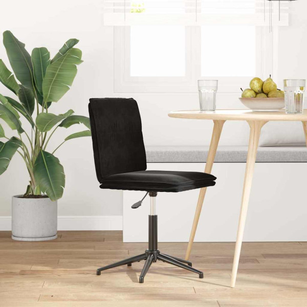 Silla de comedor terciopelo negro M 2