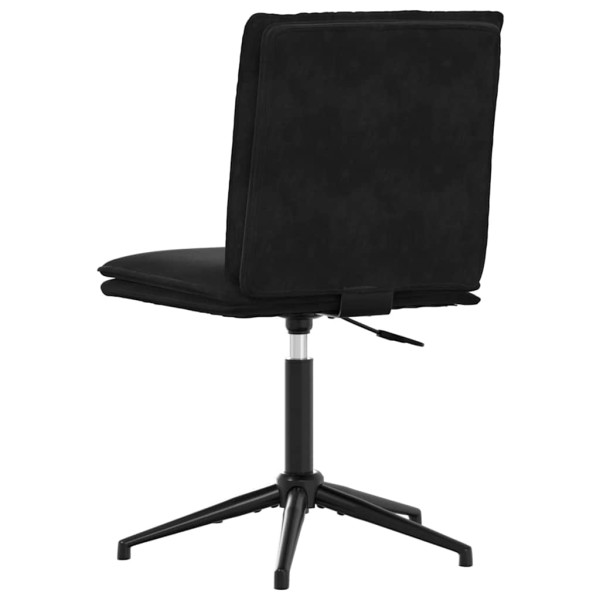Silla de comedor terciopelo negro M 5