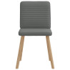 Sillas de comedor 6 unidades tela gris oscuro 4