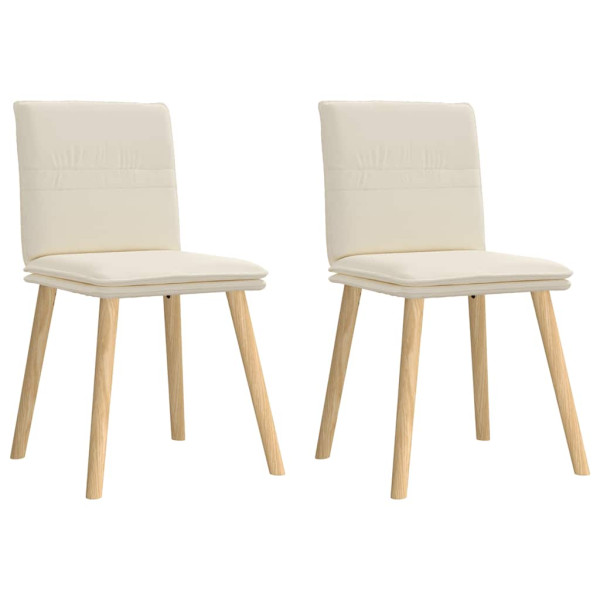 Sillas de comedor 2 unidades lino D