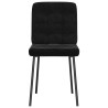 Sillas de comedor 2 unidades terciopelo negro 4