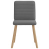 Sillas de comedor 2 unidades tela gris oscuro 4