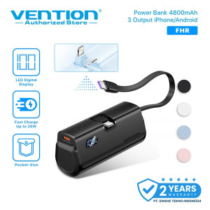 Powerbank 4.800mah vention fhqb0/ 22.5w/ negra H