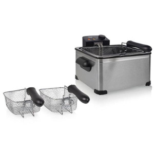 Freidora Tristar FR-6949 5L acero inoxidable H