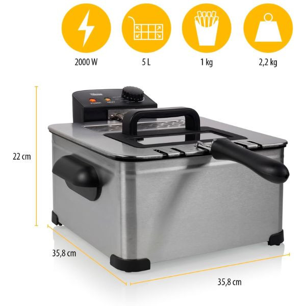 Freidora tristar fr-6949/ 2000w/ capacidad 5l M 4