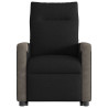 Sillón reclinable elevable tela negro 5